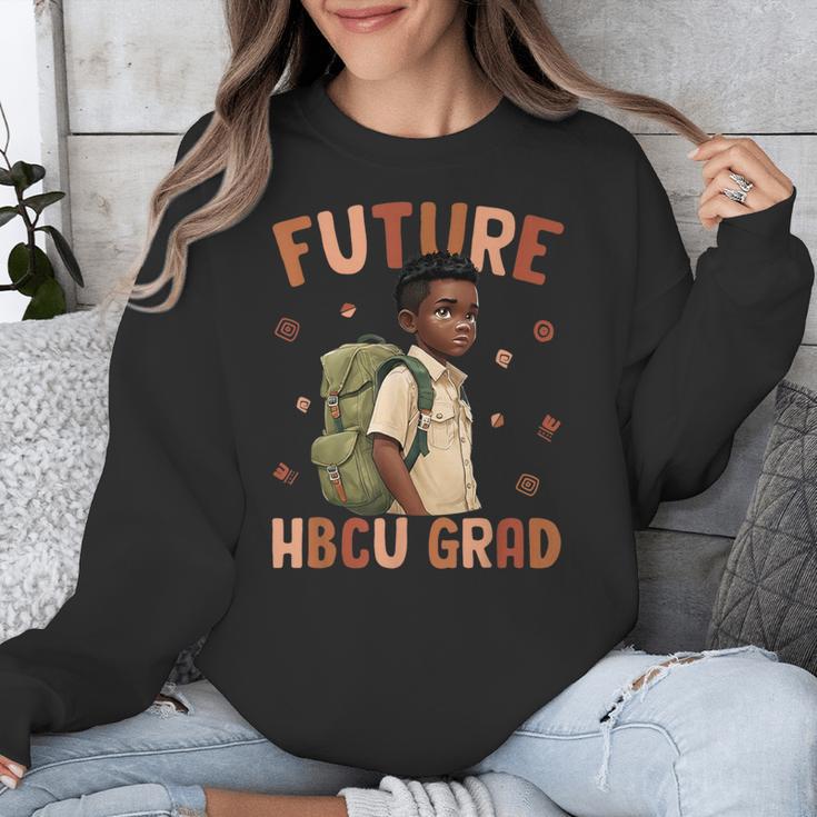 Future HBCU Grad History Month Graduation Boys Kids Unisex Sweatshirt