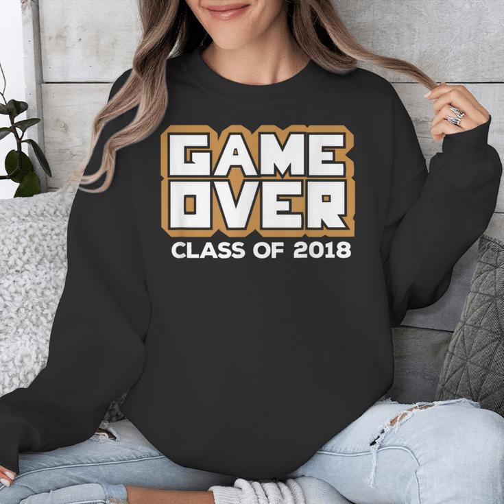 Game Over Class Of 2018 Graduation Shirt Unisex Sweatshirt