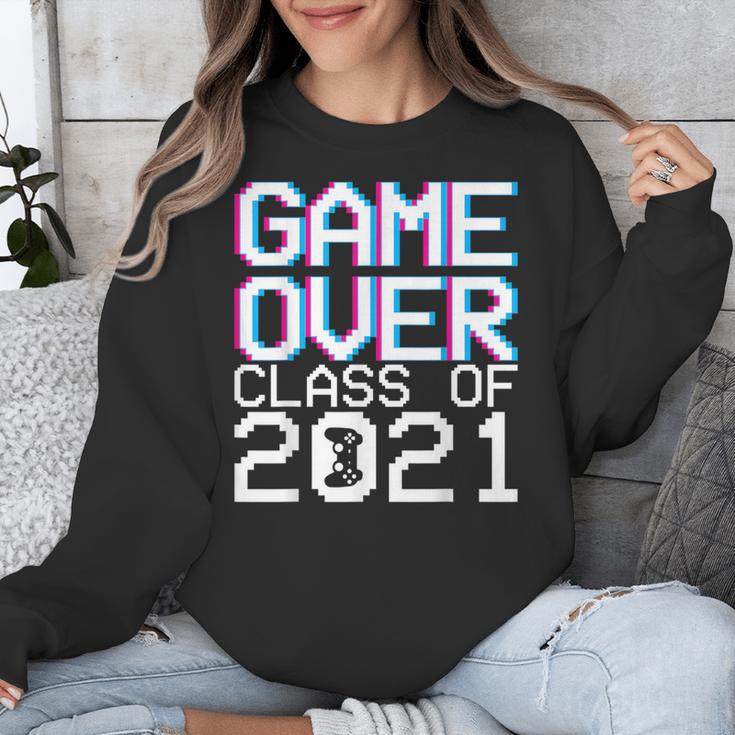 Game Over Class Of 2021 Video Games Graduation Gamer Unisex Sweatshirt
