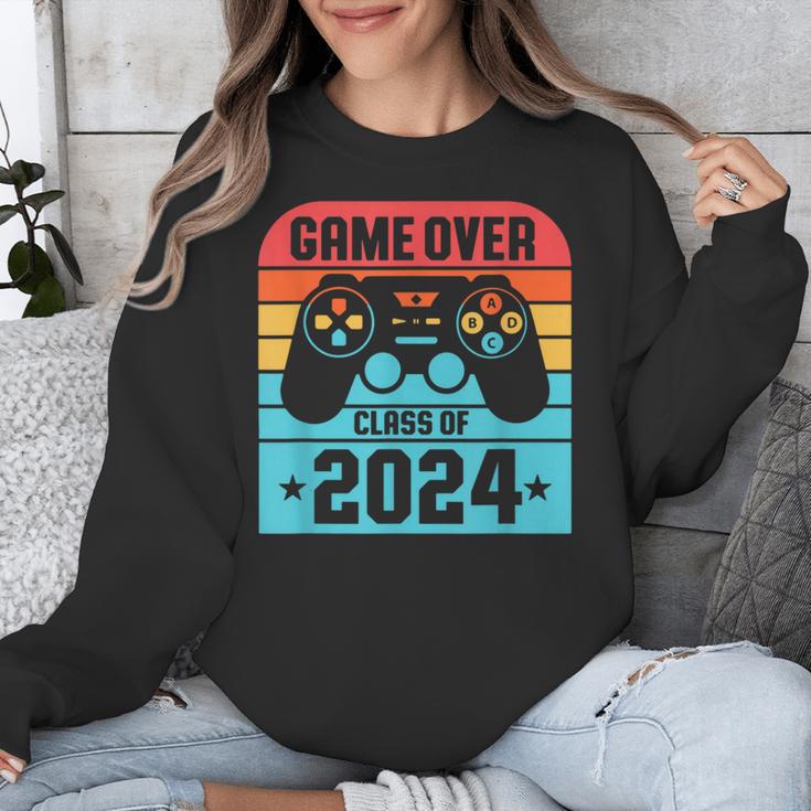 Game Over Class Of 2024 Shirt Students Graduation Unisex Sweatshirt