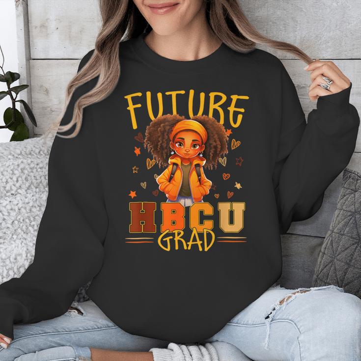 Girl Future HBCU Graduate Afro College Graduation Kids Unisex Sweatshirt