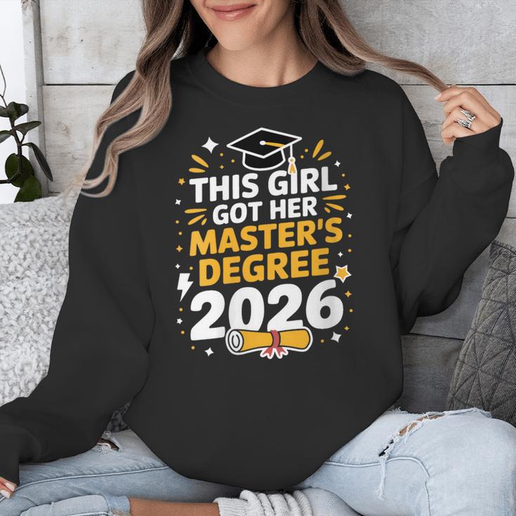 This Girl Got Her Masters Degree Graduation Mastered It 2026 Unisex Sweatshirt