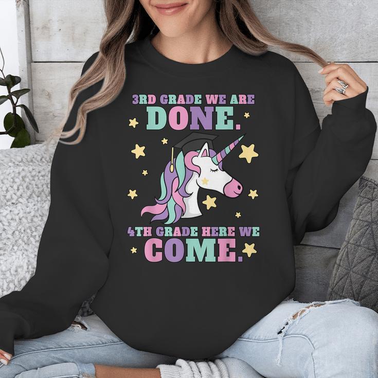 Girls 3rd Grade Graduation Magical Unicorn Unisex Sweatshirt