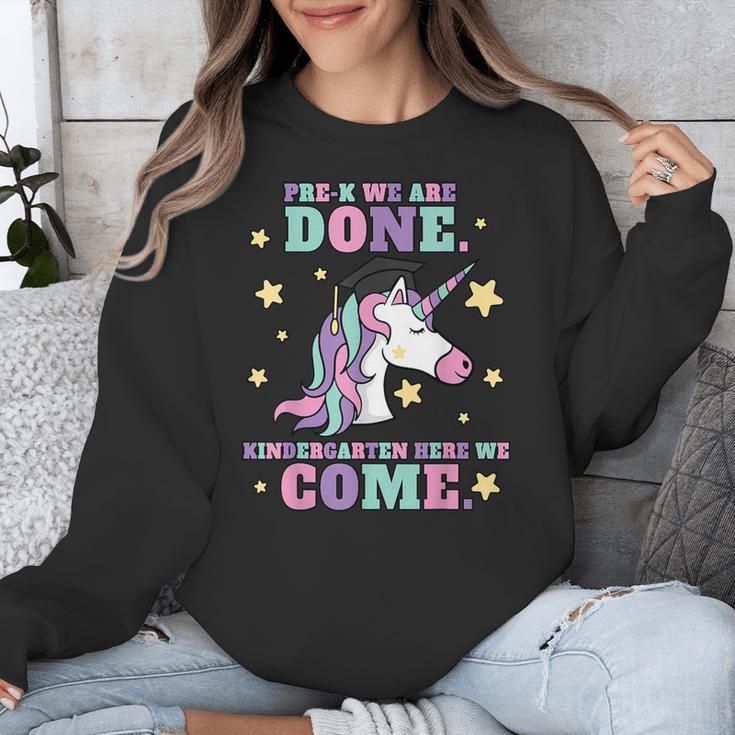 Girls Pre-K Graduation Magical Unicorn Unisex Sweatshirt
