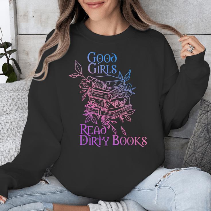 Good Girls Read Dirty Books Apparel Unisex Sweatshirt