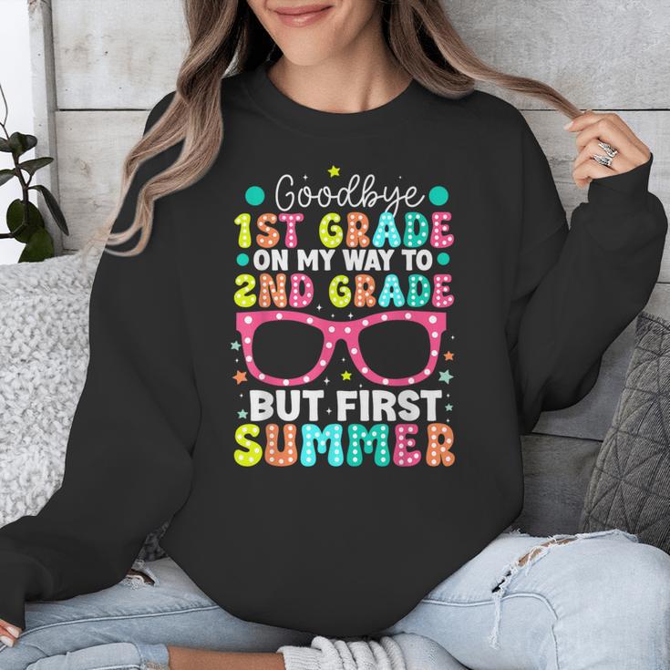 Goodbye 1st Grade Graduation To Second Grade First Summer Unisex Sweatshirt