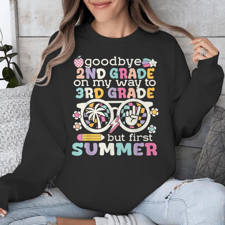 Goodbye 2nd Grade Graduation To 3rd Grade But First Summer Unisex Sweatshirt