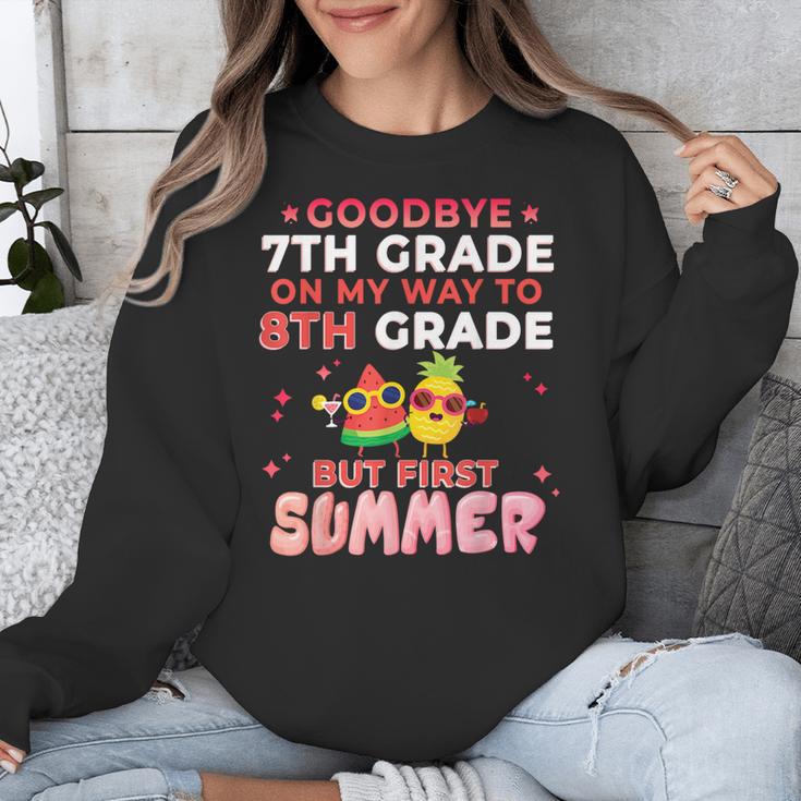 Goodbye 7th Grade Graduation To 8th Grade Hello Summer Unisex Sweatshirt
