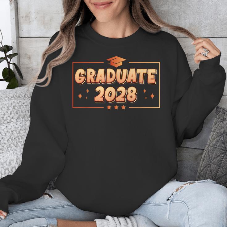Graduate 2028 Class Of 2028 Senior Graduation Unisex Sweatshirt