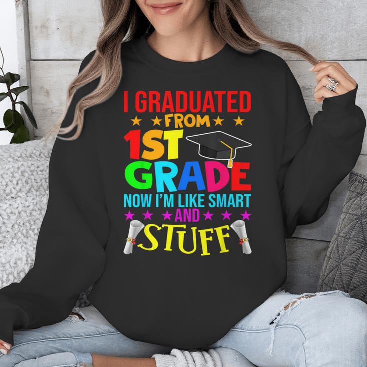 I Graduated From 1st Grade Graduation Matching Student Unisex Sweatshirt