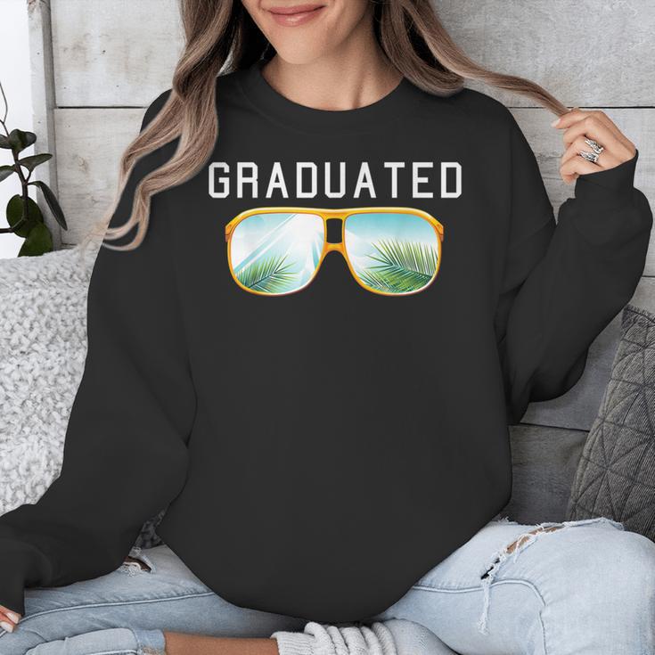 Graduated Graduation Tropical Sunglasses Unisex Sweatshirt
