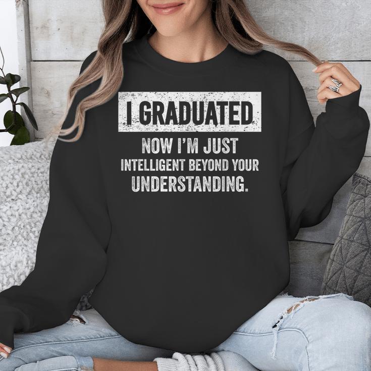 I Graduated I'm Just College High School Graduation 2026 Unisex Sweatshirt