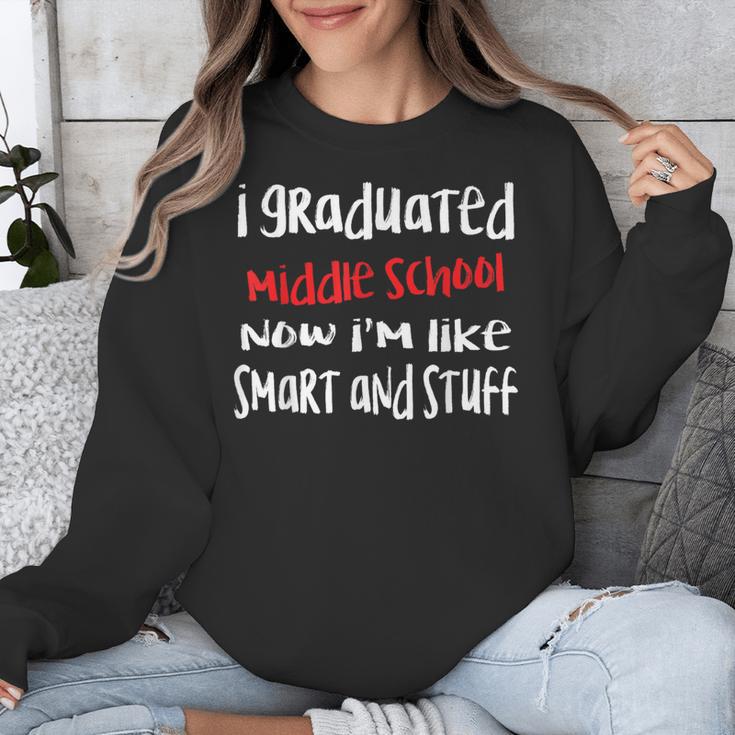 I Graduated Middle School Graduation Unisex Sweatshirt
