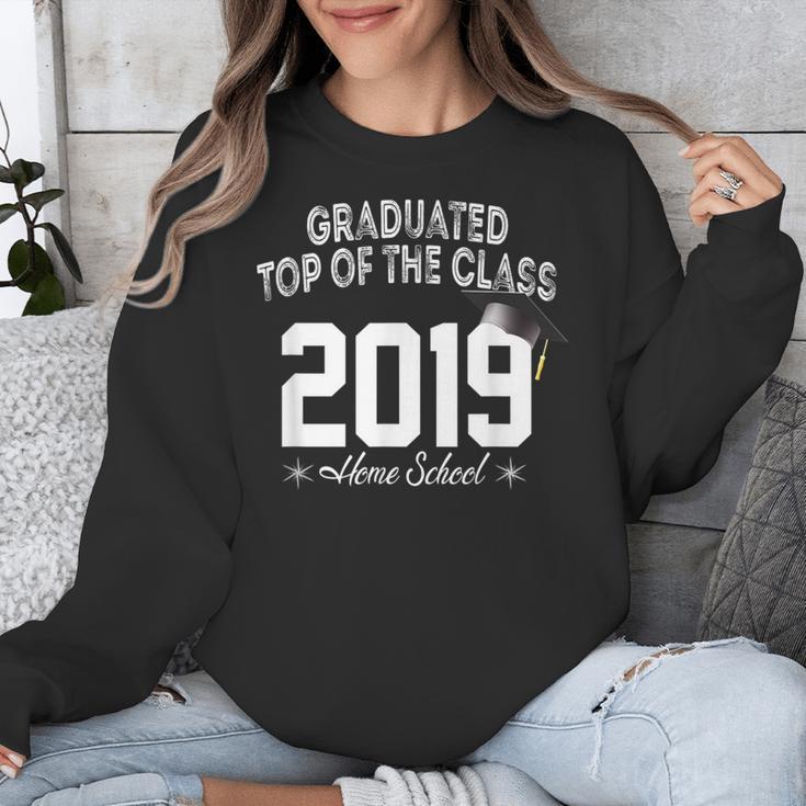 Graduated Top Of The Class 2019 Home School Graduation Shirt Unisex Sweatshirt