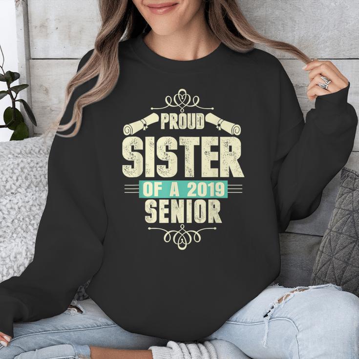 Graduation 2019 TShirt Proud Sister Of A Senior Unisex Sweatshirt