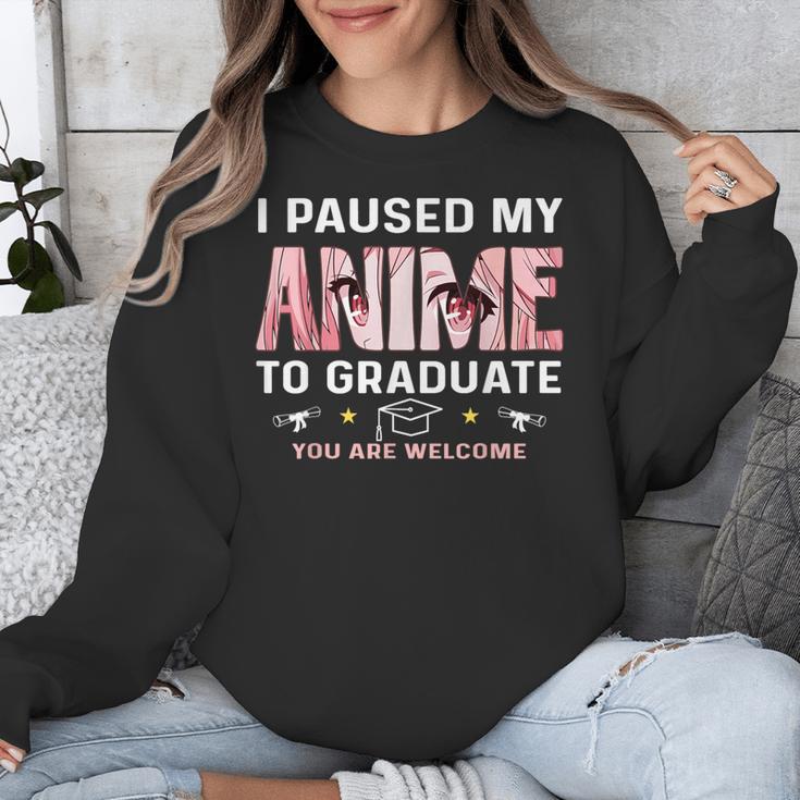 Graduation 5th 6th 8th Grade Class 2023 Anime Graduate Girls Unisex Sweatshirt