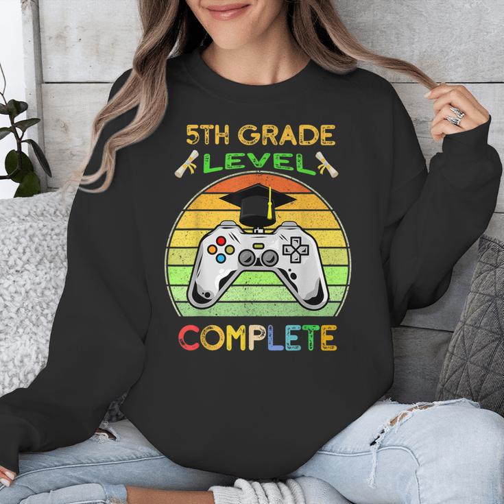 Graduation 5th Grade Level Complete Gamer Class 2021 Gaming Unisex Sweatshirt