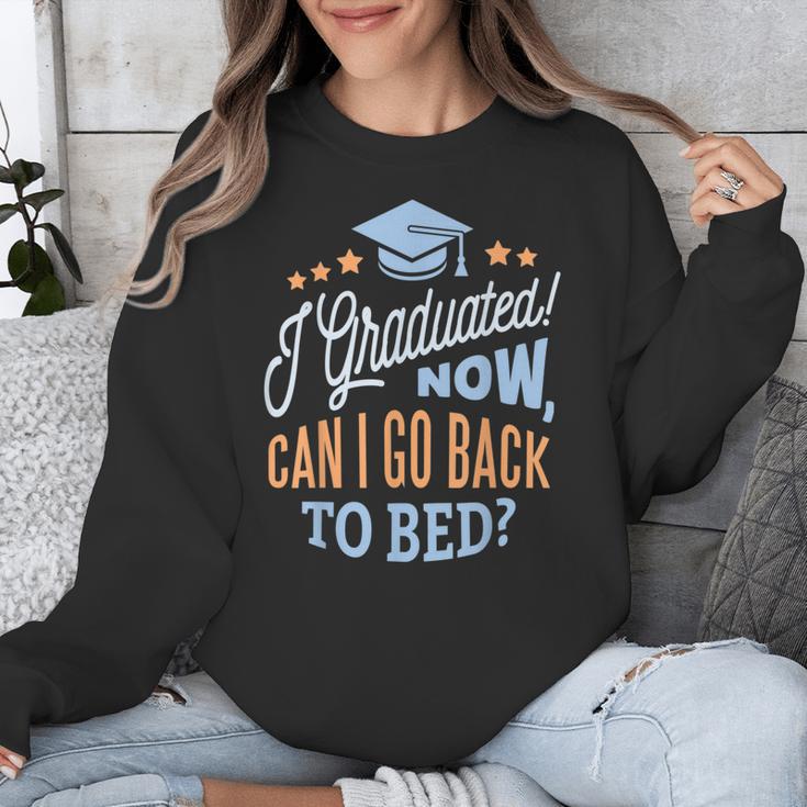 GRADUATION CLASS 2019 Now Back To Bed Senior Graduate Unisex Sweatshirt