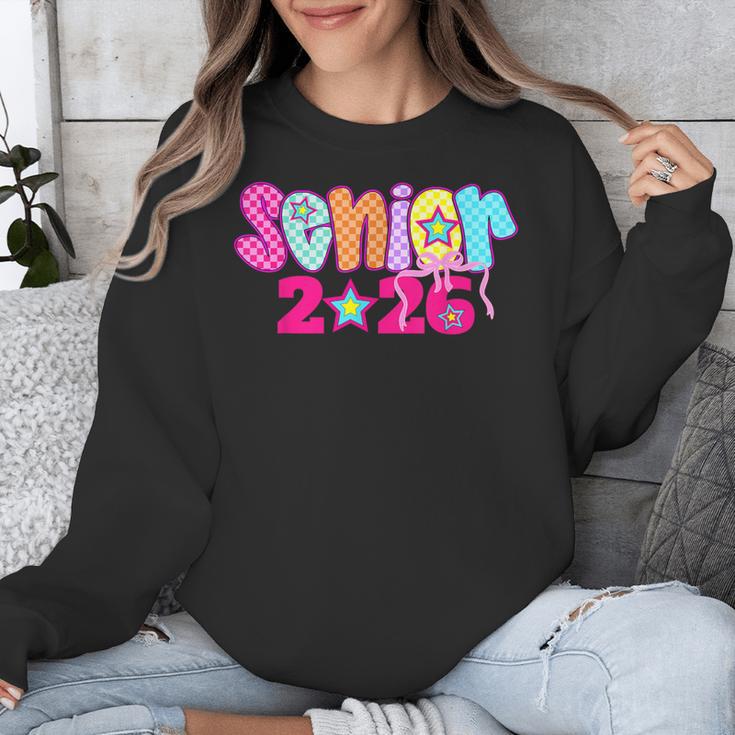 Graduation Class Of 2026 Senior Pink Coquette Bow 2026 Grade Unisex Sweatshirt