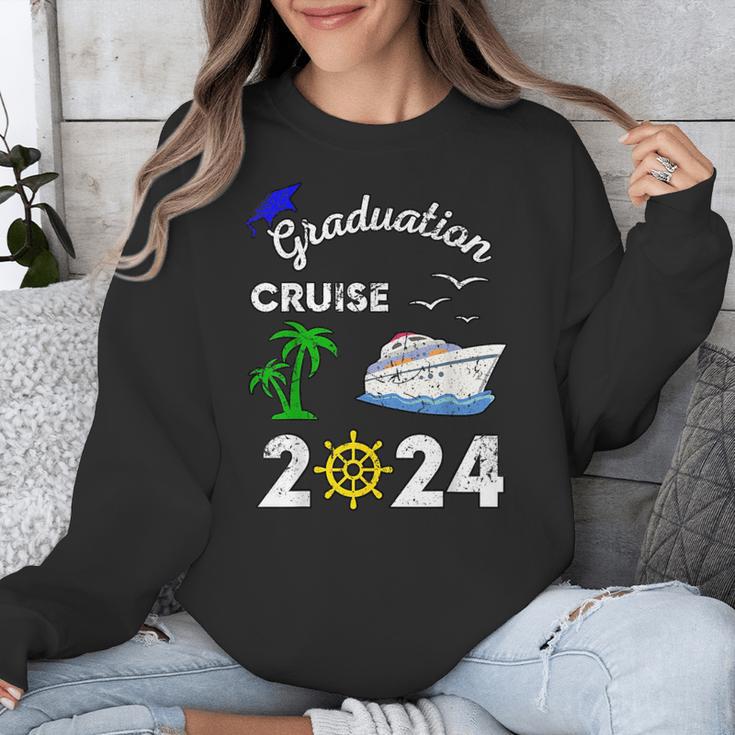 Graduation Cruise 2024 Ship Boat Vacation Summer Vacation Men Women Kids Unisex Sweatshirt