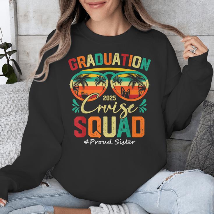 Graduation Cruise Squad 2025 Proud Sister Cruising Unisex Sweatshirt