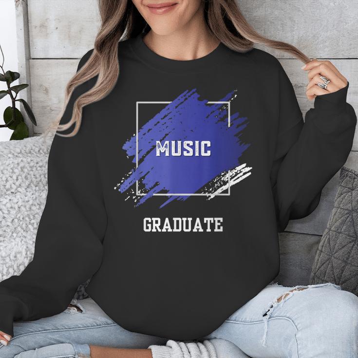 Graduation Graduated Music Degree University College Student Unisex Sweatshirt
