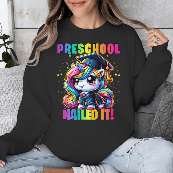 Graduation Preschool Unicorn Nailed It Pre-K Girls Grad Unisex Sweatshirt