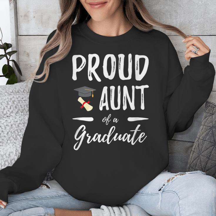 Graduation Shirt 2018 Proud Aunt Of a Graduate Unisex Sweatshirt