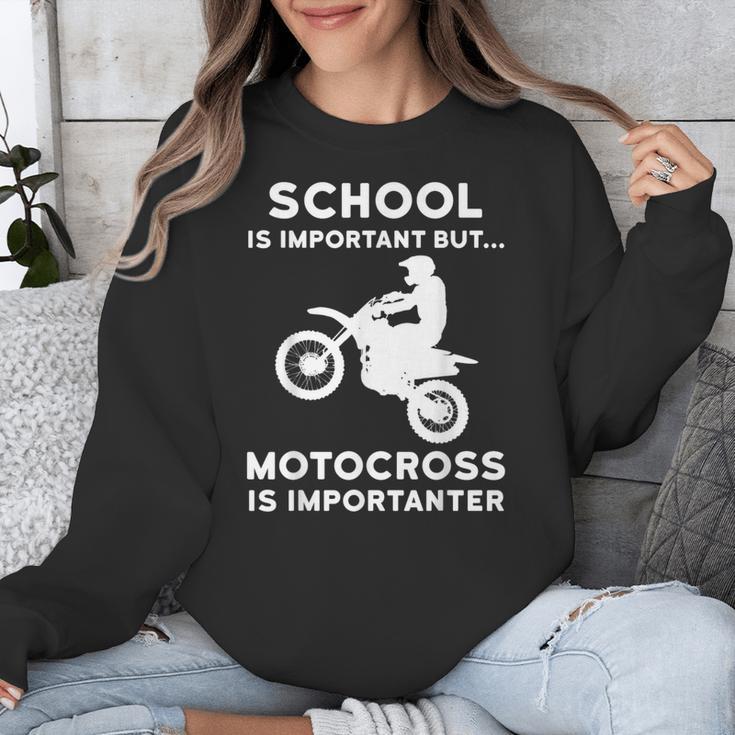 Graduation Shirt For Dirtbike Motocross Riders Unisex Sweatshirt