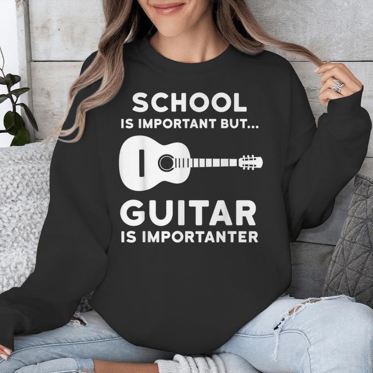 Graduation Shirt For Guitar Players & Band Member Unisex Sweatshirt