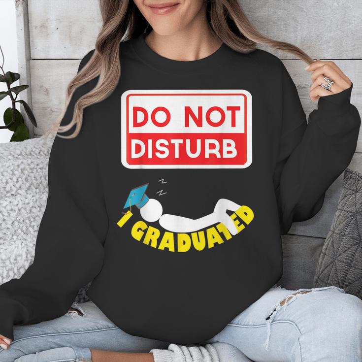 Graduation Shirt High School And College Sleepy Graduates Unisex Sweatshirt