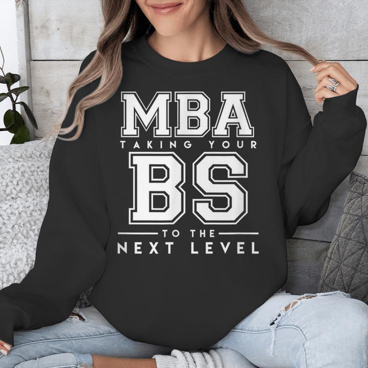 Graduation Shirt For Him Her MBA Next Level BS Unisex Sweatshirt