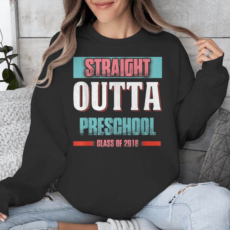 Graduation Shirt Straight Outta Preschool Class Of 2018 Tee Unisex Sweatshirt