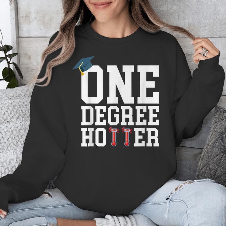 Graduation Shirts 2021 2022 One Degree Hotter Graduate Unisex Sweatshirt
