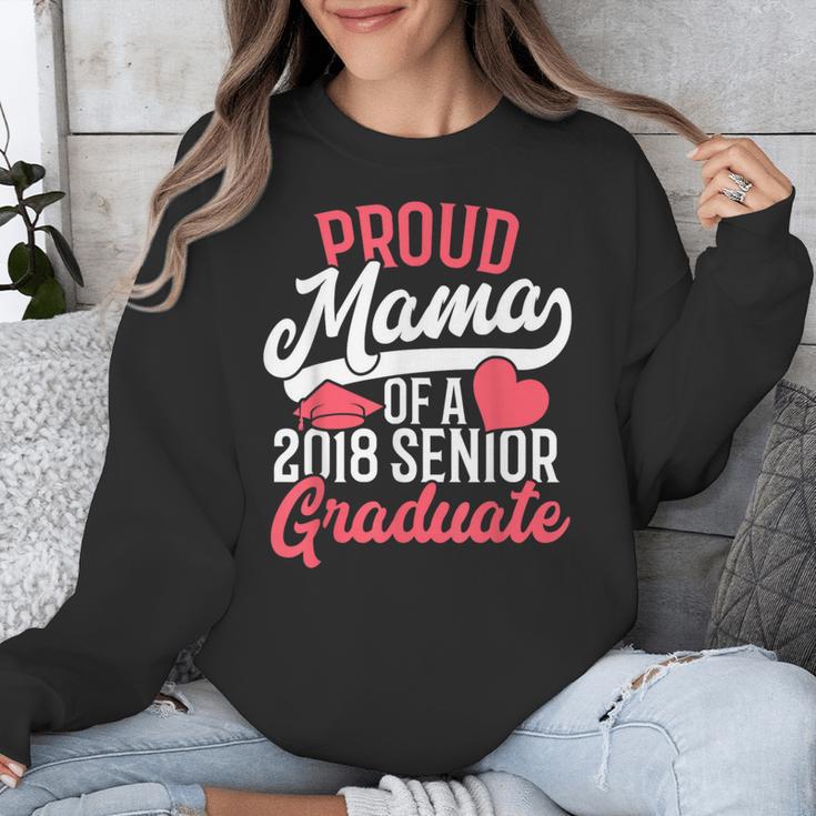 GraduationShirt For Mom Proud Mama Of 2018 Senior Tee Unisex Sweatshirt