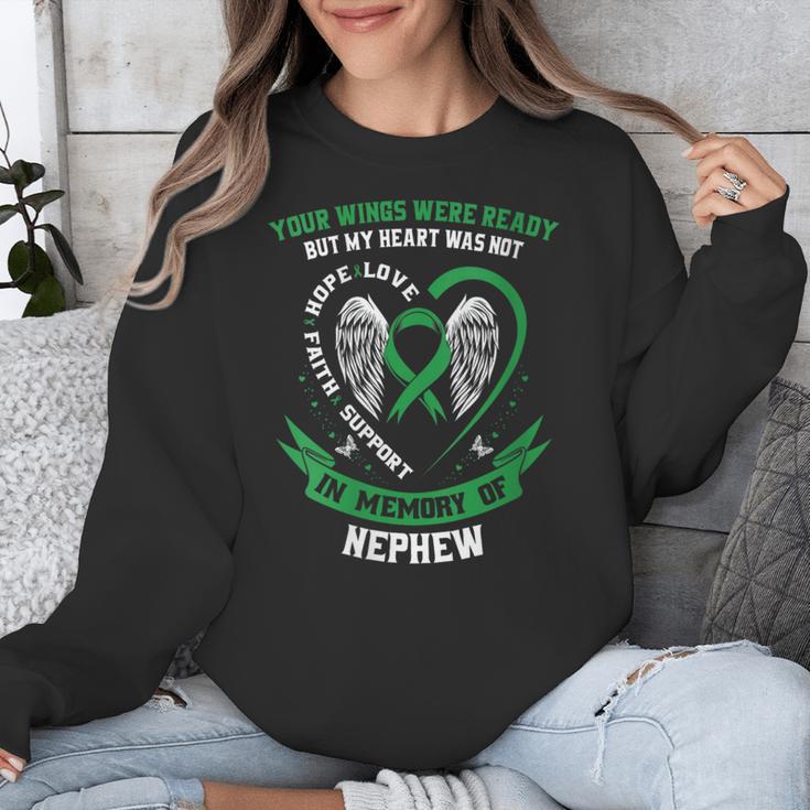 Green In Memory Of Nephew Kidney Disease Awareness Products Unisex Sweatshirt