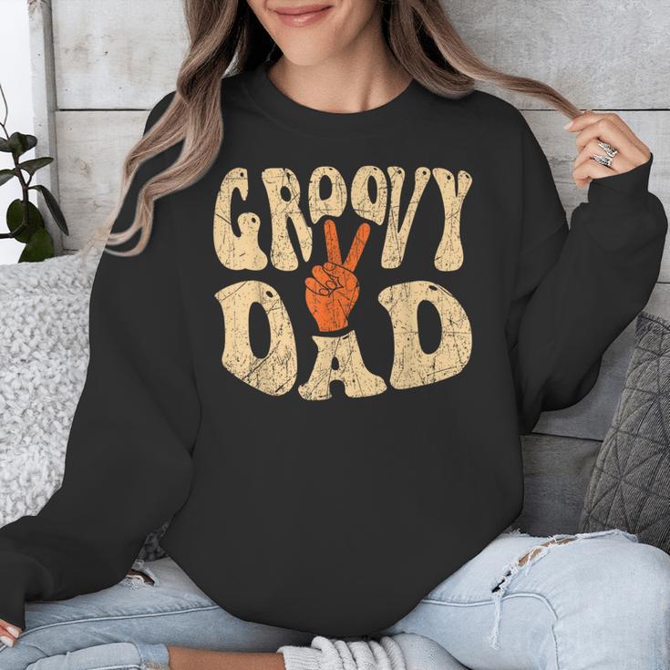 Groovy Dad 70s Aesthetic Nostalgia 1970's Retro Dad Unisex Sweatshirt Groovy Dad 70s Aesthetic Nostalgia 1970's Retro Dad Unisex Sweatshirt