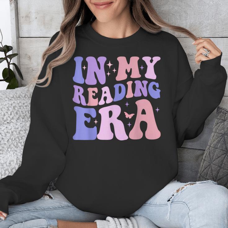 Groovy In My Reading Era Book Lovers Book Reader Unisex Sweatshirt