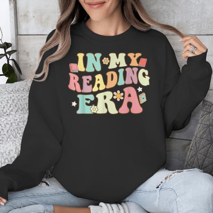 Groovy In My Reading Era Read Book Reader Reading Unisex Sweatshirt