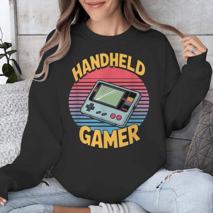 Handheld Gamer Retro Portable Console Nostalgia Unisex Sweatshirt Handheld Gamer Retro Portable Console Nostalgia Unisex Sweatshirt