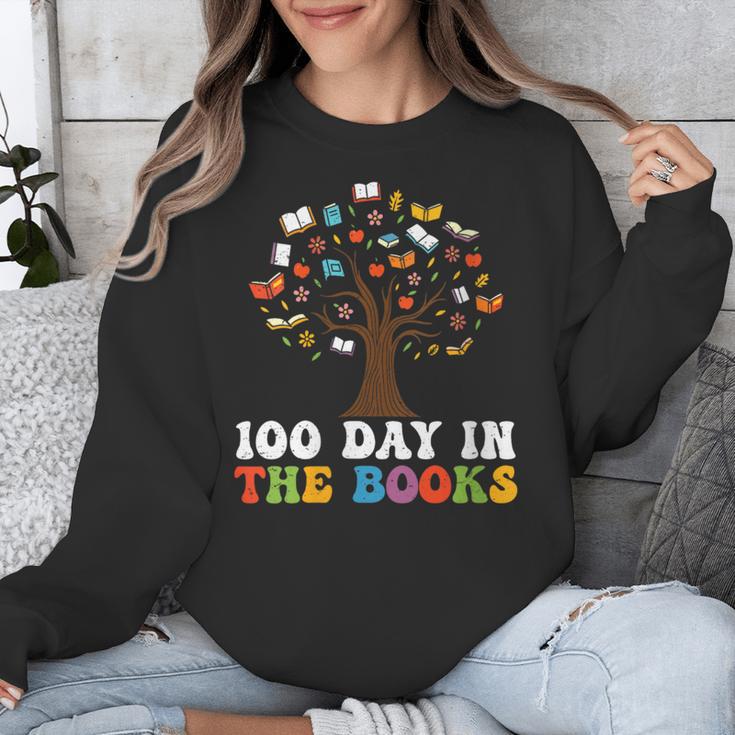Happy 100 Days In The Books Reading Celebration Graphic Tees Unisex Sweatshirt