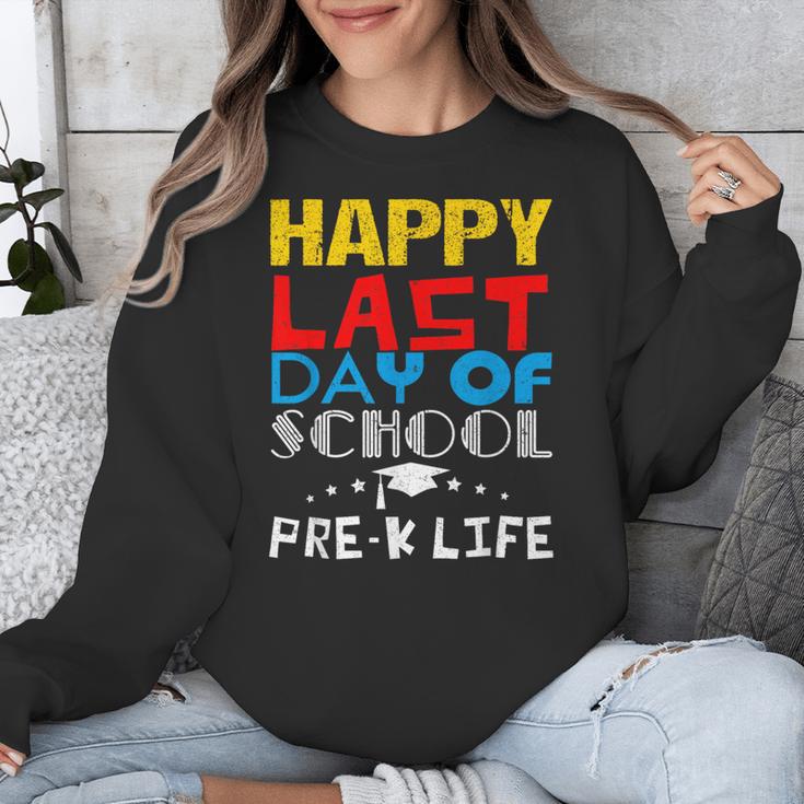 Happy Last Day Of School Pre-K Life Graduation T-Shirt Unisex Sweatshirt
