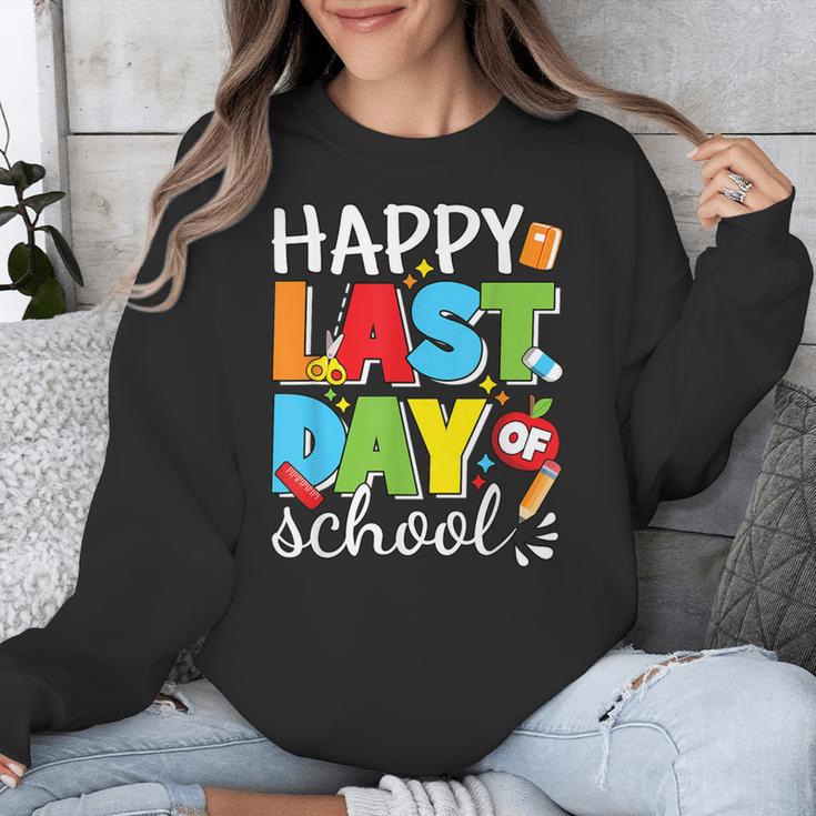 Happy Last Day Of School Teacher Student Graduation Unisex Sweatshirt
