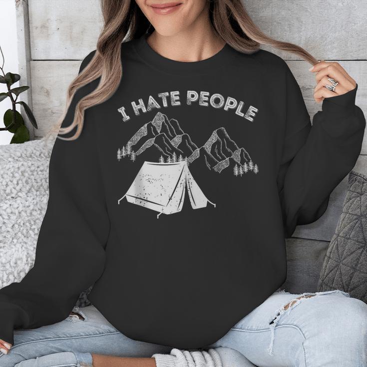 I Hate People Introvert Sarcastic I Love Camping Unisex Sweatshirt I Hate People Introvert Sarcastic I Love Camping Unisex Sweatshirt