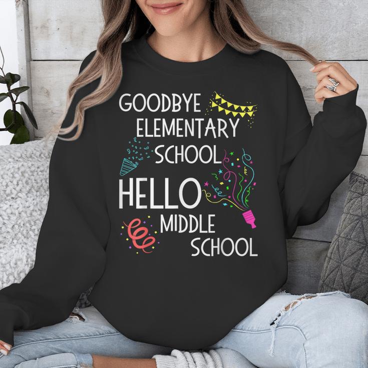 Hello Middle School Graduation Elementary School T-Shirt Unisex Sweatshirt