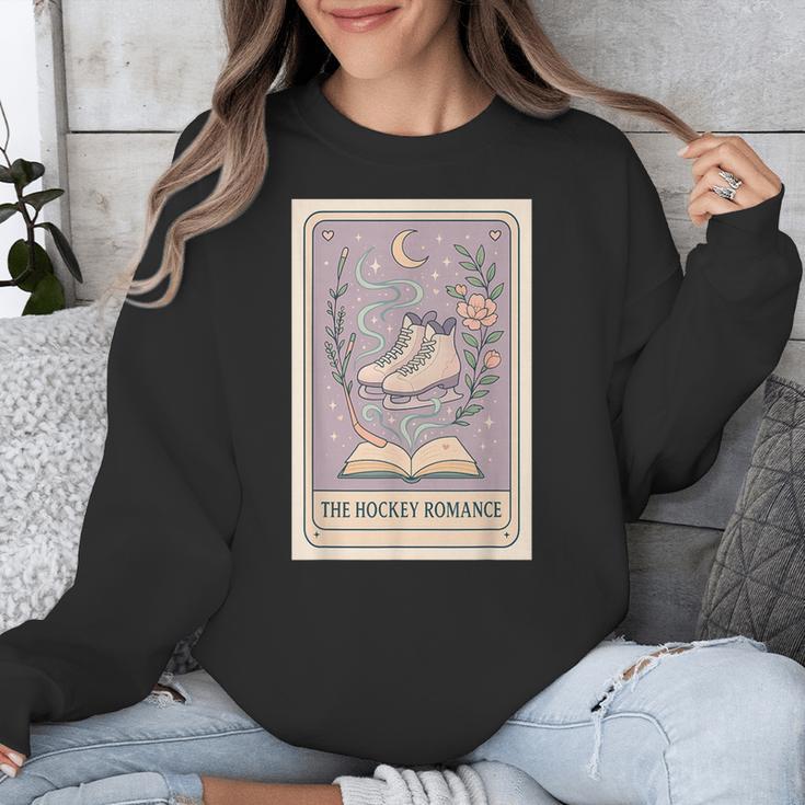 Hockey Romance Tarot Card Books Reader Cozy Reading Unisex Sweatshirt Hockey Romance Tarot Card Books Reader Cozy Reading Unisex Sweatshirt