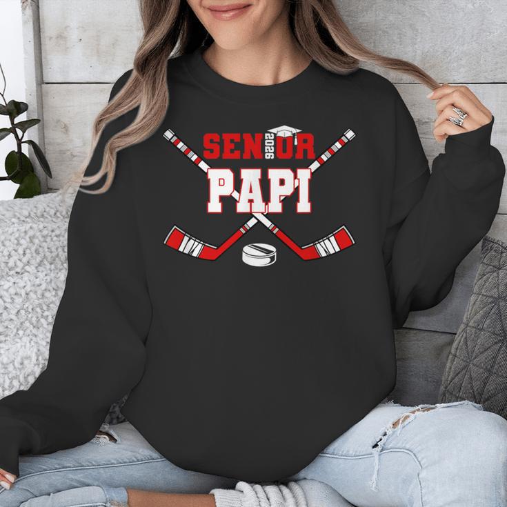 Hockey Senior Papi Graduation Class Of 2026 Kids Unisex Sweatshirt