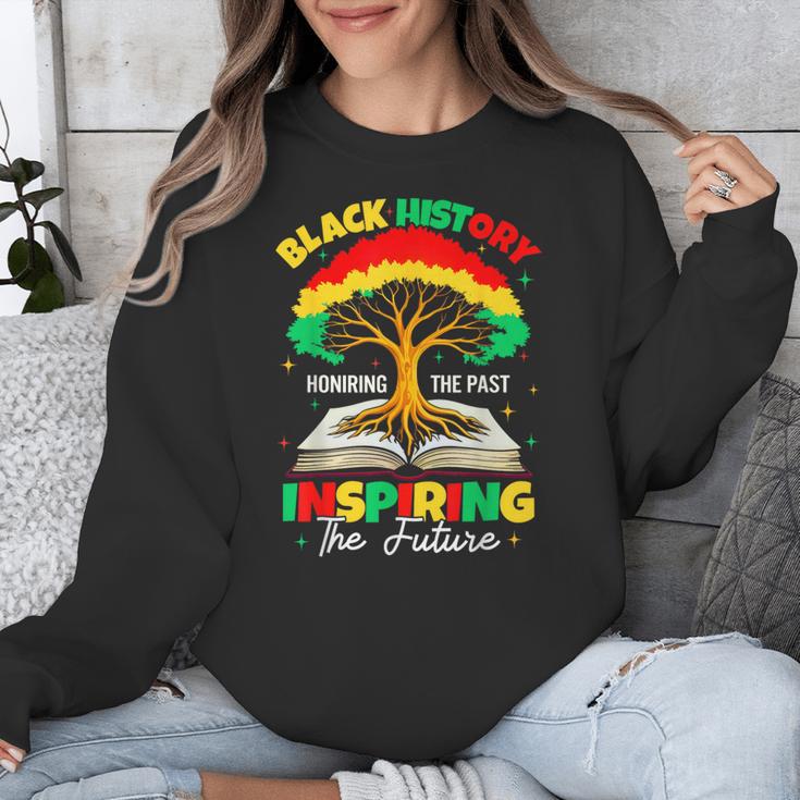 Honoring Past Inspiring Future History Month Book Tree Unisex Sweatshirt