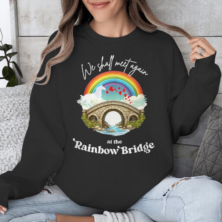 Horse Memorial In Loving Memory Of Horse Rainbow Bridge Unisex Sweatshirt Horse Memorial In Loving Memory Of Horse Rainbow Bridge Unisex Sweatshirt
