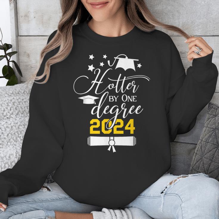 Hotter By One Degree Senior 2024 Class Of 2024 Graduation Unisex Sweatshirt